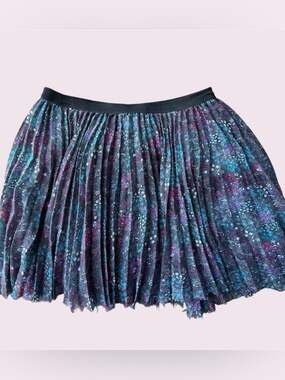 Free People FP One Floral Pleated Mini Skirt XS